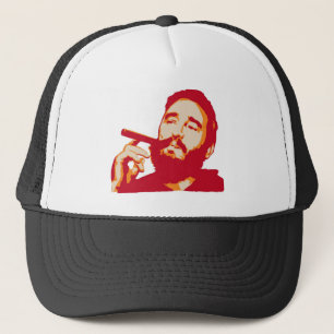 Fidel Castro met Cigar Portrait Pet