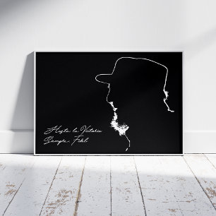 Fidel Castro, president, revolutie, Cuba, Havana Foto Afdruk