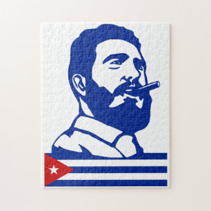 Fidel Castro, president, revolutie, Cuba, Havana Legpuzzel