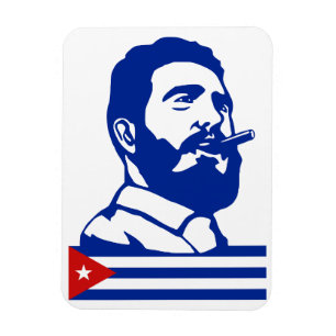 Fidel Castro, president, revolutie, Cuba, Havana Magneet