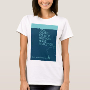 Fidel Castro, president, revolutie, Cuba, Havana T-shirt