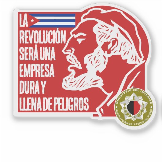 FIDEL MININT STICKER (Voorkant)