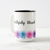 fidèlement béni Mug (Devant gauche)