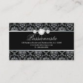 Fidélité argentée de damassé de diamants élégants (Devant)