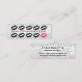 Fidélité argentée de lèvres de noir de salon de (Devant / Derrière)