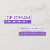 fidélité audacieuse de client de CRÈME GLACÉE (Devant / Derrière)