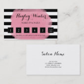 Fidélité blanche noire rose de maquilleur de (Devant / Derrière)