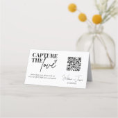 Fidélité Capture de script moderne La carte de code Love QR (Devant)