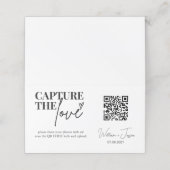 Fidélité Capture de script moderne La carte de code Love QR (Extérieur déplié)