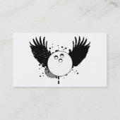 Fidélité carte d'appréciation du client de bowling (Dos)