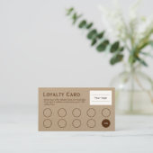 Fidélité Carte de fidélité, Nice et naturel, marron profess (Debout devant)