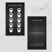 Fidélité Carte de passage de classe de la forme physique 10 (Devant / Derrière)