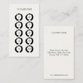 Fidélité Carte de passage de classe des cercles 10 de zen (Devant / Derrière)