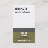 Fidélité Carte de passage de classe du carte de visite 10 (Dos)