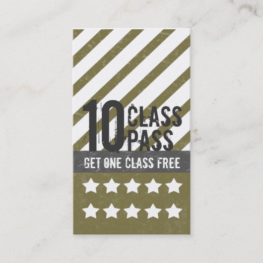 Fidélité Carte de passage de classe du carte de visite 10 (Devant)