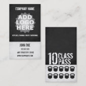 Fidélité Carte de passage de classe du carte de visite 10 (Devant / Derrière)