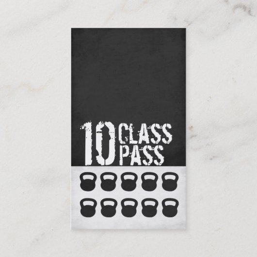 Fidélité Carte de passage de classe du carte de visite 10 (Dos)