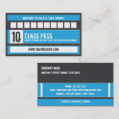 Fidélité Carte de passage de classe du carte de visite 10 (Devant / Derrière)