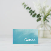 Fidélité Carte de perforation pour café Sky Simple Loyalty (Debout devant)