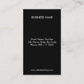 Fidélité Carte de perforation Rustic Barber Shop (Dos)