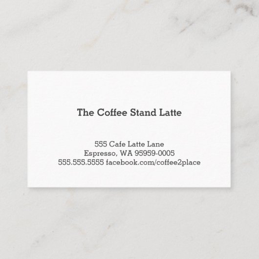 Fidélité Carte de perforation simple à double horizon (Dos)