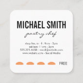 Fidélité Carte de poinçonnage chef (jaune) (Dos)