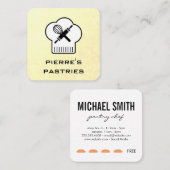 Fidélité Carte de poinçonnage chef (jaune) (Devant / Derrière)