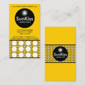Fidélité carte de points SUN KISS hexa (Devant / Derrière)