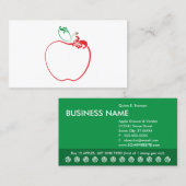 Fidélité carte de punch aux pommes (Devant / Derrière)