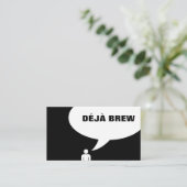 Fidélité carte de punch café deja brew (Debout devant)