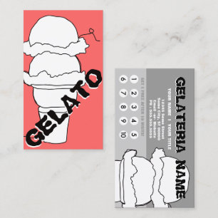 Fidélité carte de punch griffon gelato