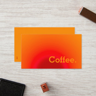 Fidélité Carte de punch pour café Loyauté simple