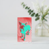 Fidélité carte de punch pour petits brunes (Debout devant)