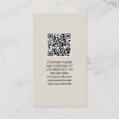 Fidélité Carte de remerciements de logo professionnel perso (Dos)