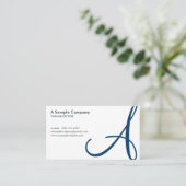 Fidélité carte de timbre bleu (Debout devant)