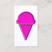 Fidélité carte de timbre crème glacée Rex rose (Devant)