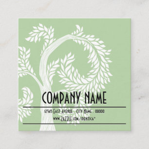 Fidélité carte de timbre d'arbre