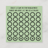 Fidélité carte de timbre d'arbre (Dos)