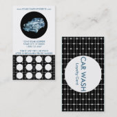 Fidélité Carte de timbre de double exposition de STATION DE (Devant / Derrière)