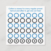 Fidélité carte de timbre de la barre (Dos)