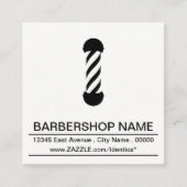 Fidélité carte de timbre de poteau de raseur-coiffeur (Devant)