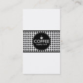 Fidélité carte de timbre du centre de café (Dos)