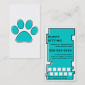 Fidélité Carte de timbre-poste pour animaux de compagnie od (Devant / Derrière)