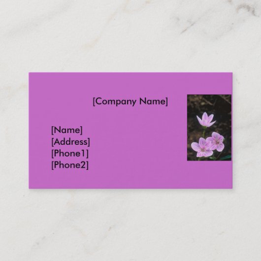 Fidélité Carte de visite/client fréquent (Devant)