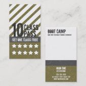 Fidélité Carte de visite de Boot Camp (Devant / Derrière)