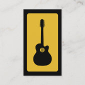 Fidélité carte de visite de guitare acoustique mod (Dos)