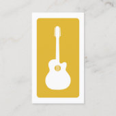 Fidélité carte de visite de guitare acoustique mod (Dos)