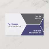 Fidélité Carte de visite de passage de classe de la forme (Dos)