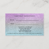 Fidélité Carte de visite de rendez-vous du salon Nail (Dos)