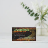 Fidélité Carte de visite grunge de studio de musique de (Debout devant)